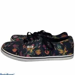 VANS Floral Lace Up Sneakers